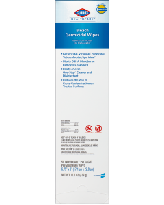 Clorox Healthcare® Bleach Germicidal Wipes 50 ct.