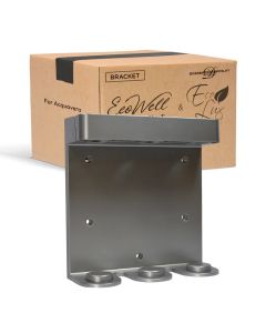 Acquavera Triple Bracket, Brushed Silver Finish