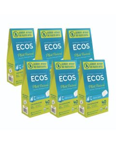 ECOS LAUN DETERGENT PACKS FREE&CLR 40/BX