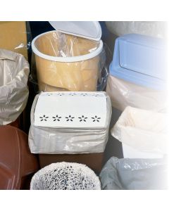 20-30 gallon 0.8 mil LDPE Heavy Gauge Trash Can Liners, Clear