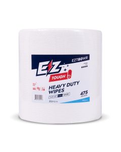 EZPZ H/D WIPES 12X12 WHT 475 SHEET/ROLL