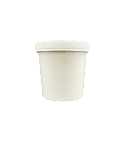 Kraft Paper Soup Combo With Lid, 12 OZ