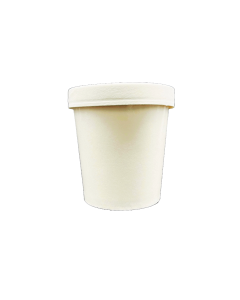 Kraft Paper Soup Combo With Lid, 16 OZ