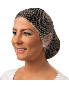 22" White Lightweight Nylon Hairnets