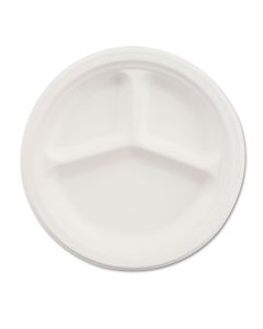 10 1/4 Chinet Compartment Plate
