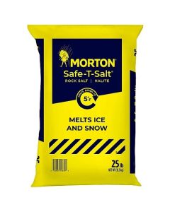 Safe-T-Salt® Rock Salt Ice Melt 25 lb Bag