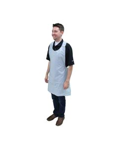 1Mil Poly Apron 28X40 White