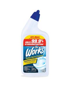 32 ounce The Works Disinfectant Bowl Cleaner.