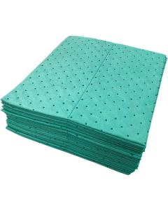 16" x 18" Green Universal 3-Ply Premium Spilfyter Pads 100 ct