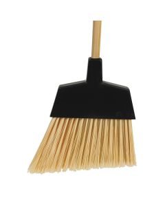 MaxiClean® Large Angle Flagged Broom w/ Wood Handle
