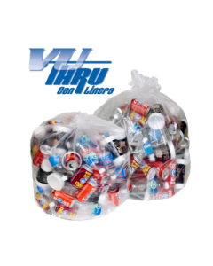 24x23 Vu Thru Clear Can Liner Roll .35mil 1000/cs