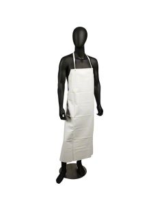 20 mil Vinyl Apron - White