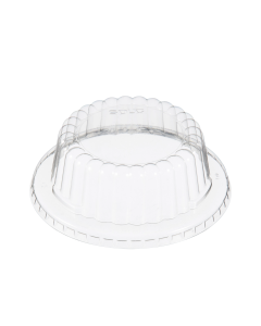 12 oz PET Plastic Food Container Lid - Clear